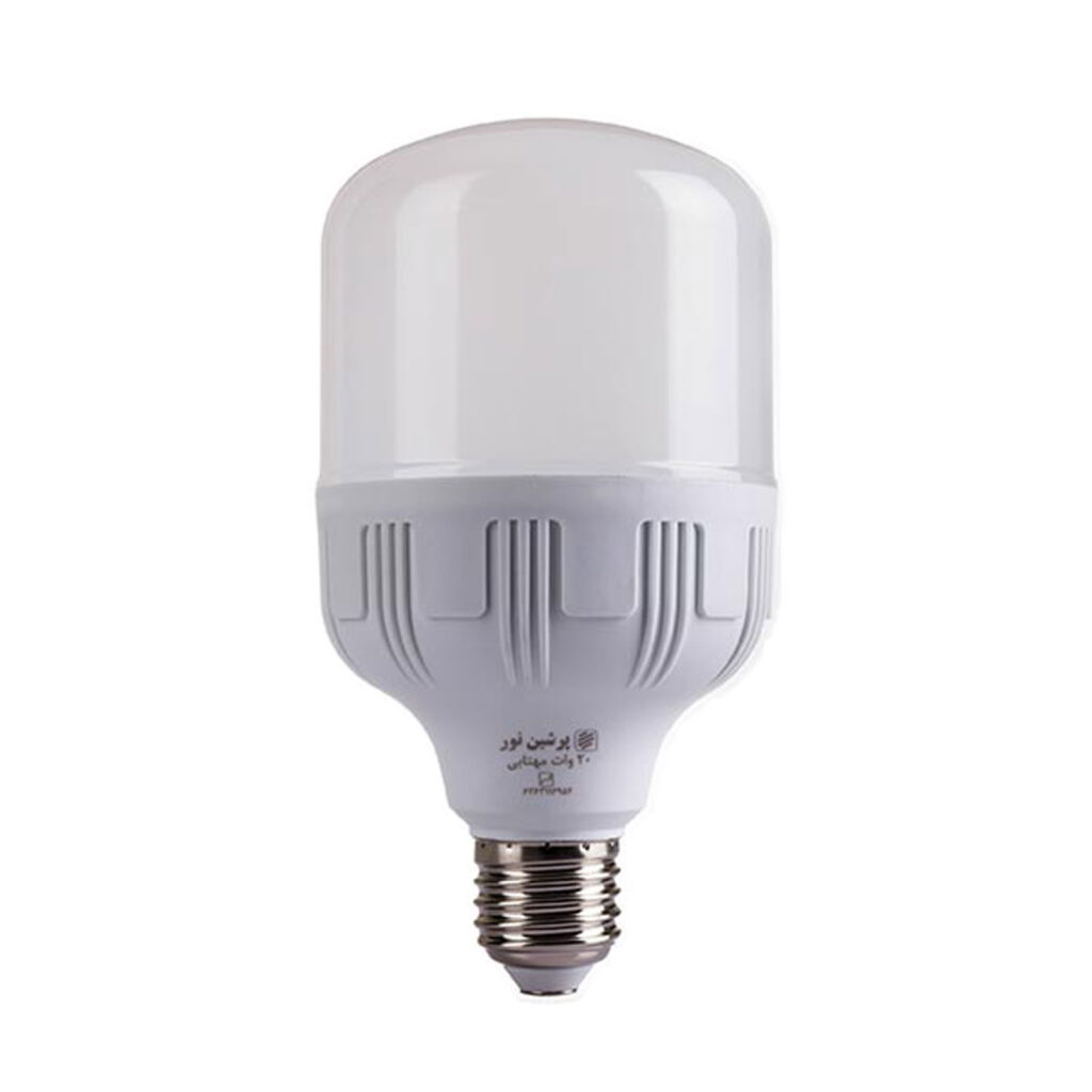 لامپ استوانه ای 20 وات ال ای دی بارش نور