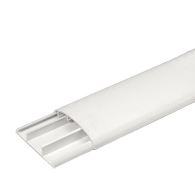 داکت نیم گرد زمینی پشت ساده سایز 30 در 10 دانوب