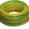 سیم مفتولی ارت روکشدار سبز و زرد 1 در 50