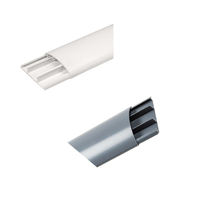 داکت نیم گرد زمینی پشت چسب دار سایز 30 در 10 دانوب