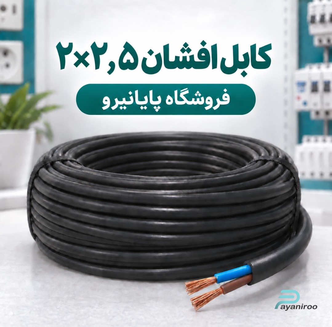 خرید و قیمت کابل افشان ۲×۲٫۵ افشارنژاد خراسان